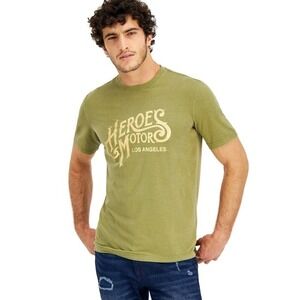 𝅺heroes Motors Army Green Men's Signature Graphic T-Shirt M